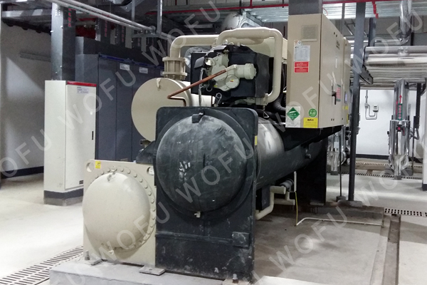 地源熱泵，大榮世紀(jì)綜合樓沃富地源熱泵中央空調(diào)系統(tǒng)主機，青島沃富新能源