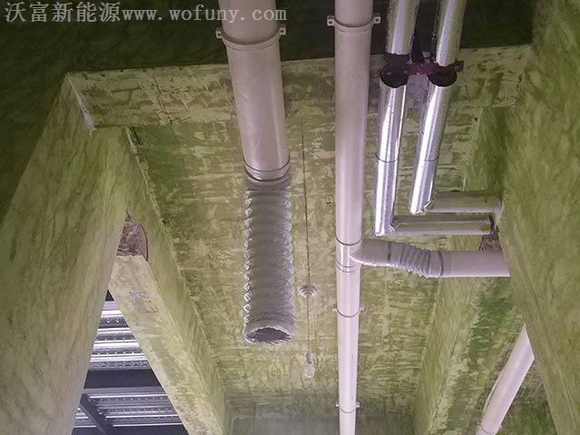 即墨地源熱泵天逸海灣新風系統安裝實景圖