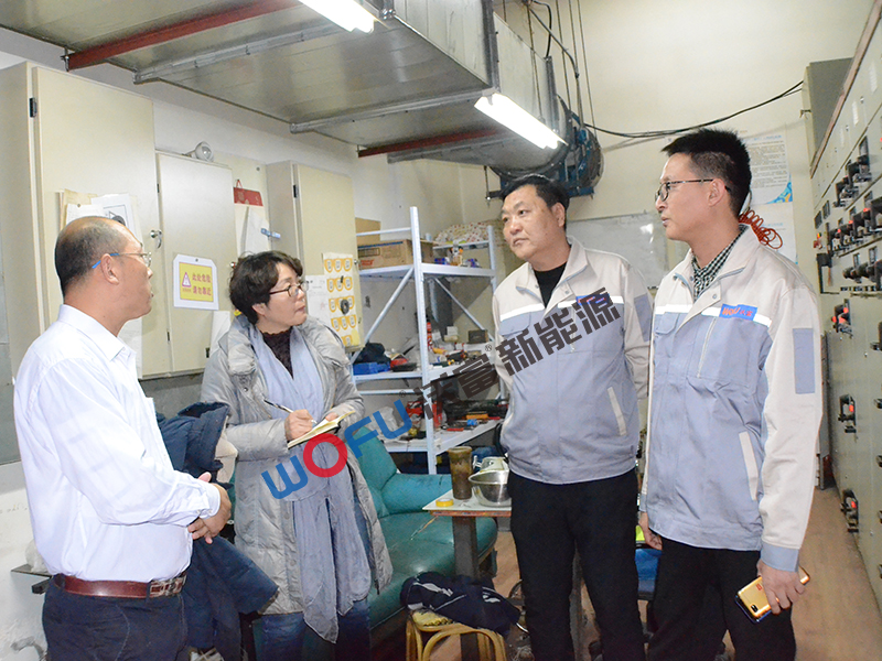 客戶參觀沃富地源熱泵空調項目